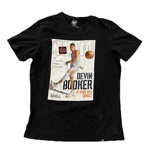 47’ Brand Slam Magazine Devin Booker Suns T-Shirt Mens Medium Tee